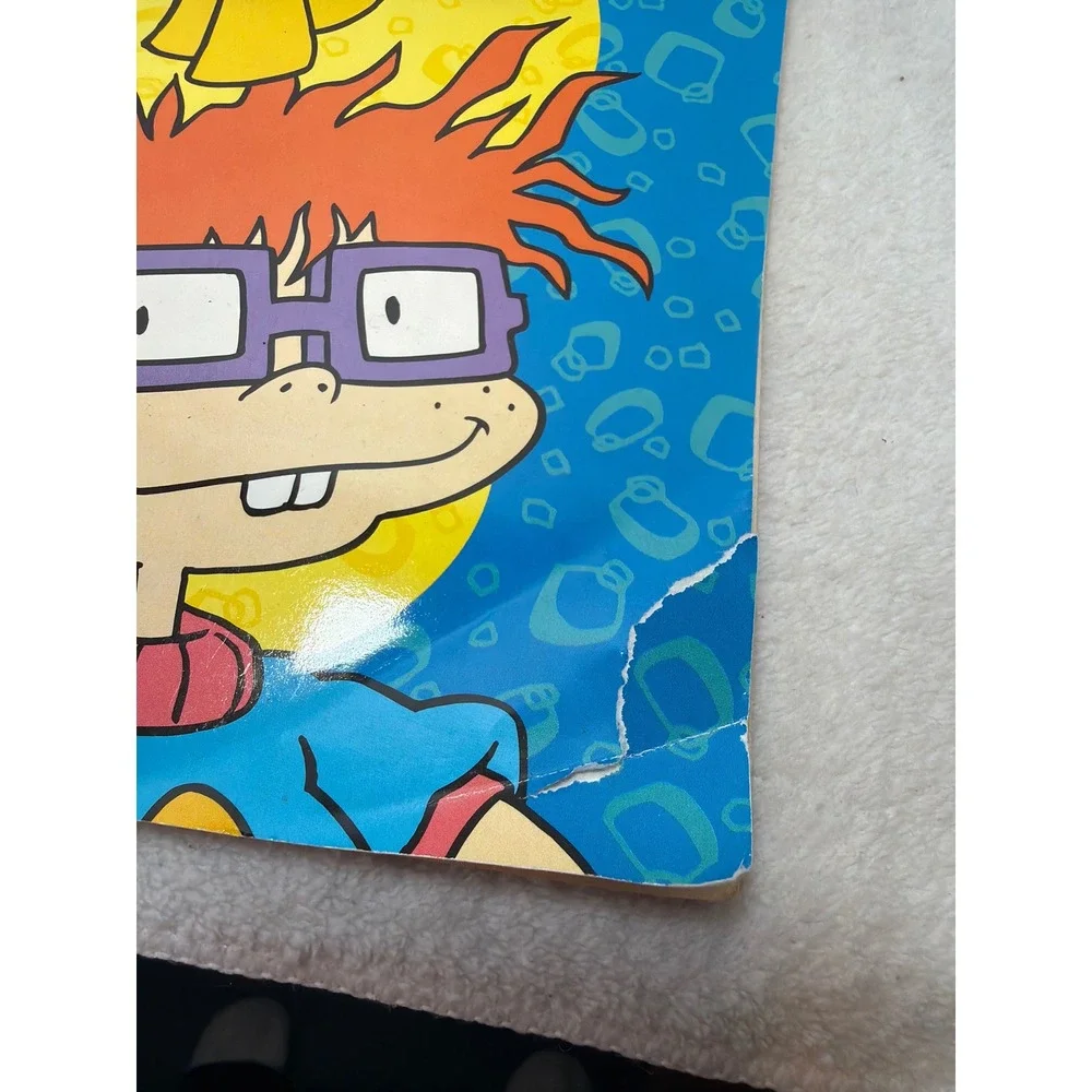 NEW Landoll Rugrats Activity Tablet Kids Blue Vintage 1998 Nickelodeon Puzzles